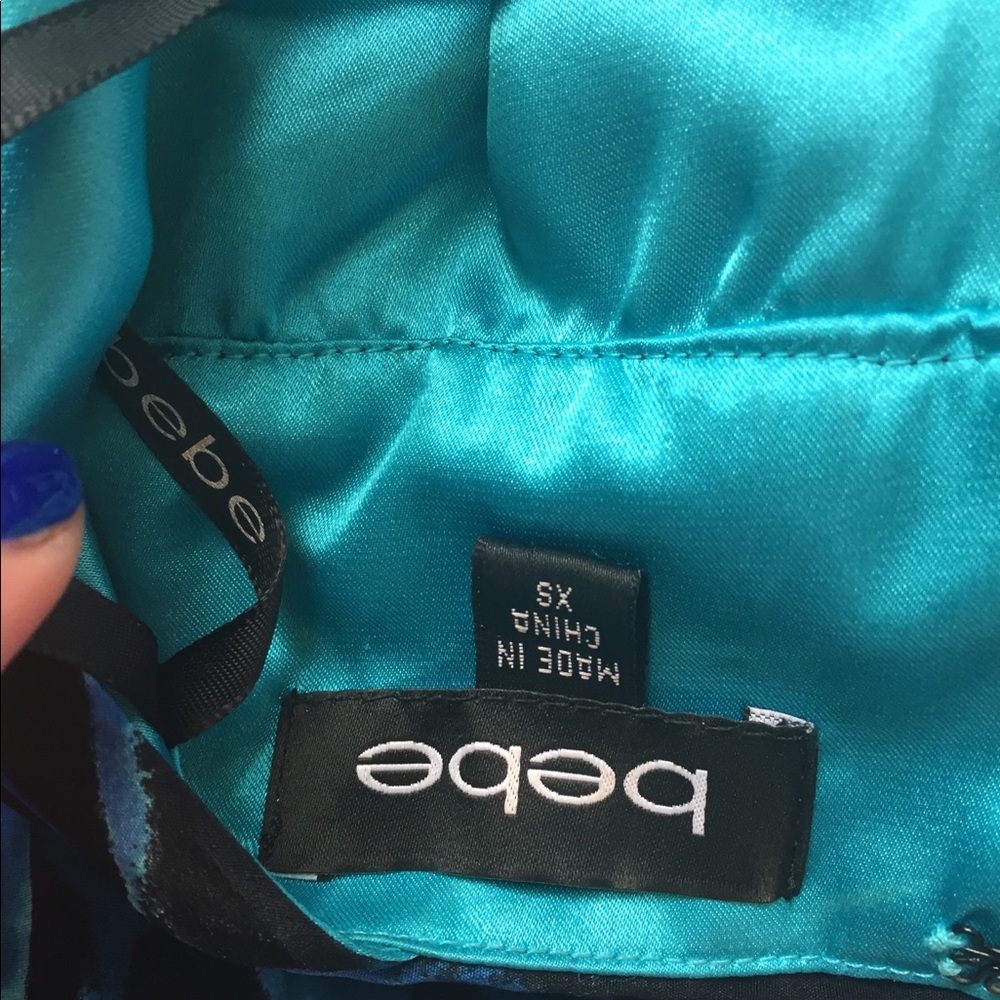 Bebe halter dress size ca